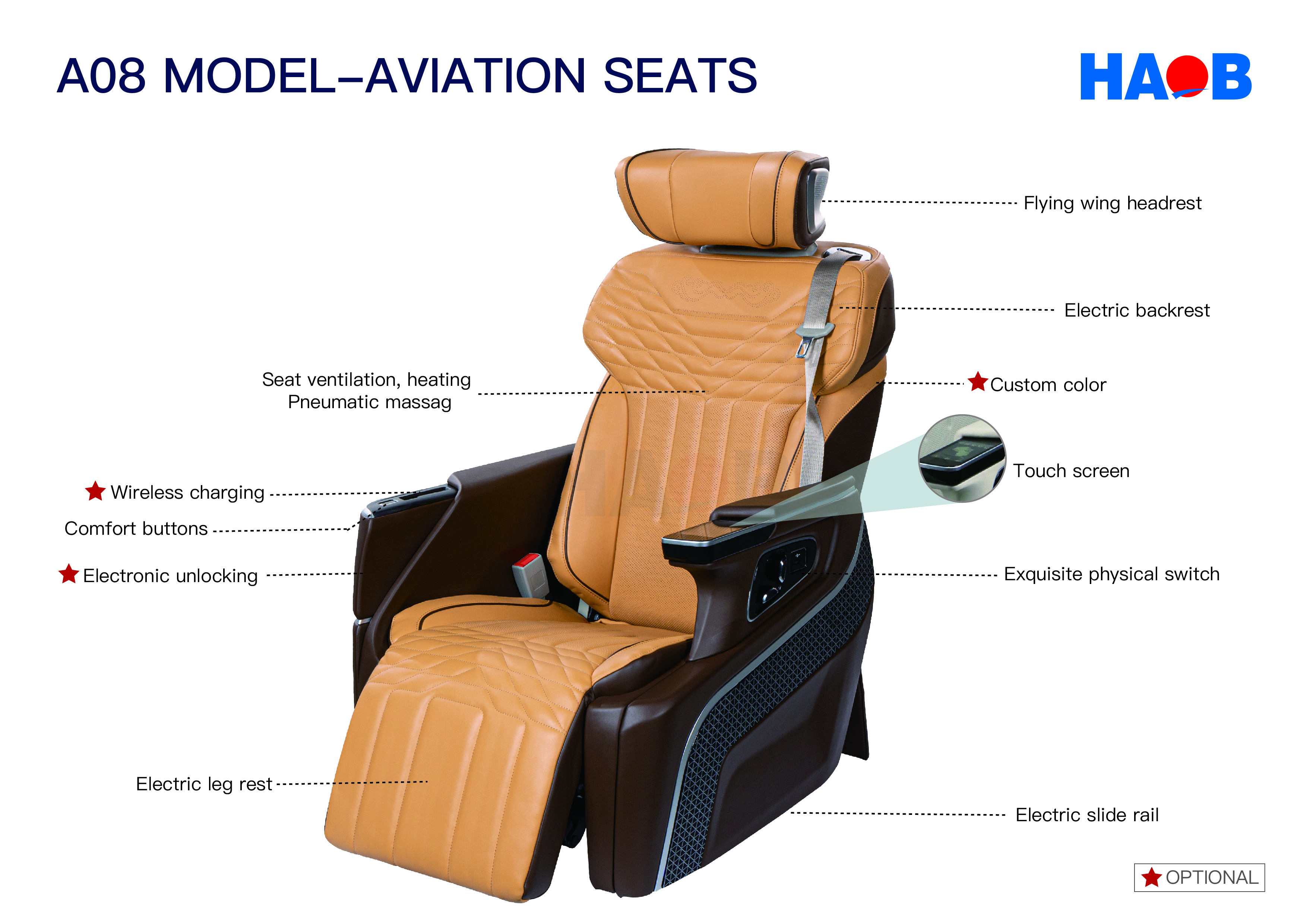 A08 Model Modified Car Seat Seat MPV